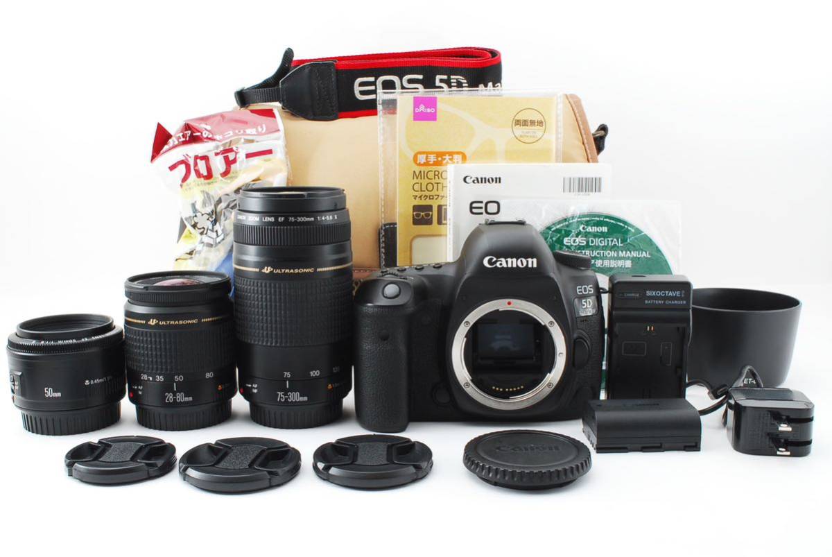 超人気 5D EOS Canon 保証付き☆キャノン☆デジタル一眼レフカメラ