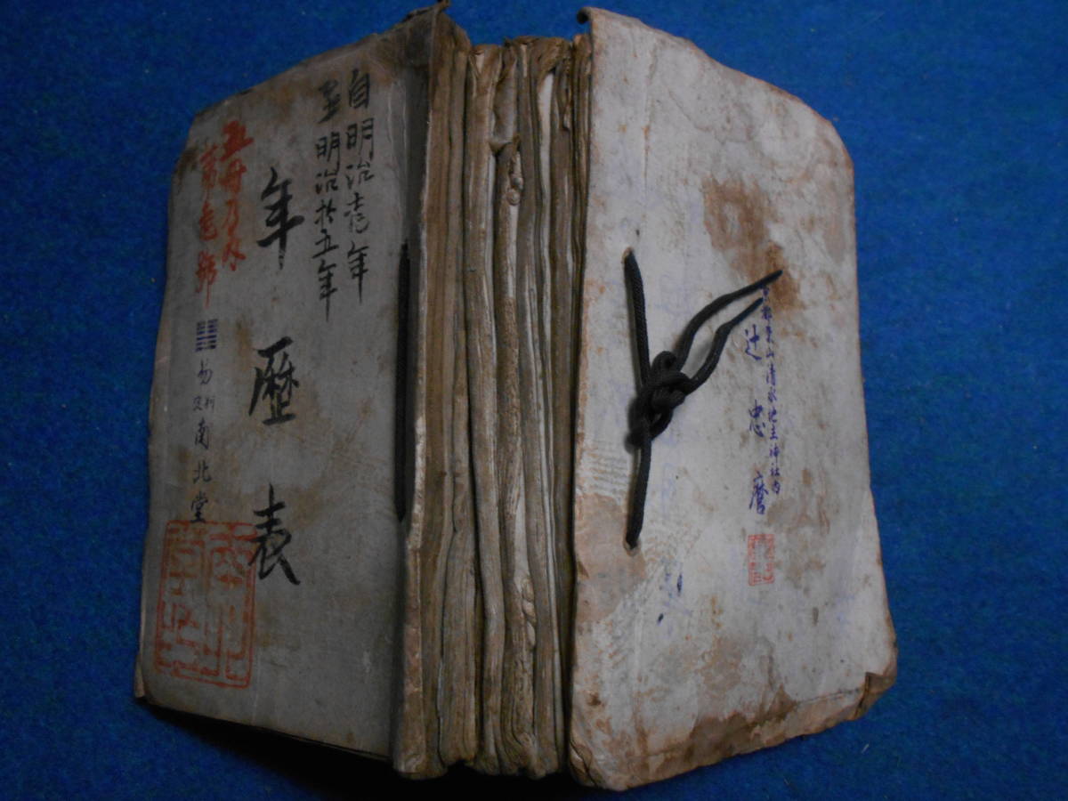 即決　天文暦学書、江戸期和本1868～1882(明治1～15）年合冊『天保壬寅元暦　太陽暦　太陽略本暦』八卦、卜占、陰陽師 、二十八宿、略本暦