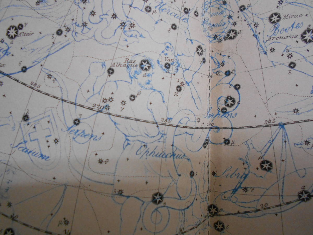 即決1880年頃英国『自然のギャラリー』天文暦学書、アンティーク、星図、星座早見盤、リトグラフ Astronomy, Star map, Planisphere - 天文、宇宙 即決1880年頃英国『自然のギャラリー』天文暦学書、アンティーク、星図、星座早見盤、リトグラフ Astronomy, Star map, Planisphere - 天文、宇宙