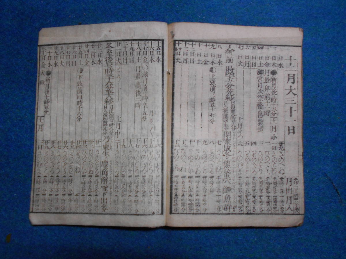 即決　1880(明治13）年『太陽略本暦』天文暦学書、明治期和本明治期暦、明治の暦、太陽暦略、太陽暦八卦、卜占、陰陽師 、二十八宿、会津暦_画像9