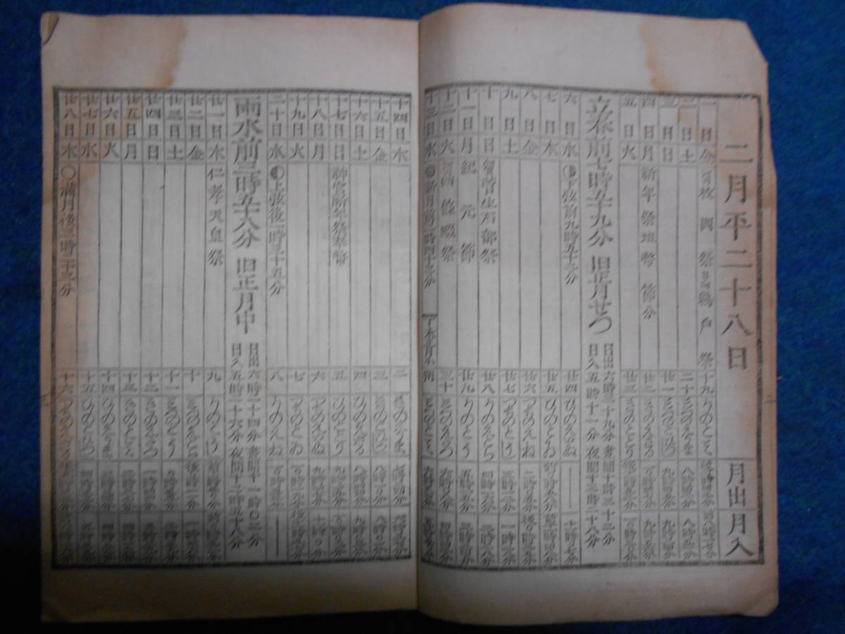 即決　1907(明治40）年『略本暦』明治期暦、明治の暦 旧暦、天文暦学書、明治期和本 太陽暦本略、太陽暦八卦、卜占、陰陽師 、二十八宿、_画像4