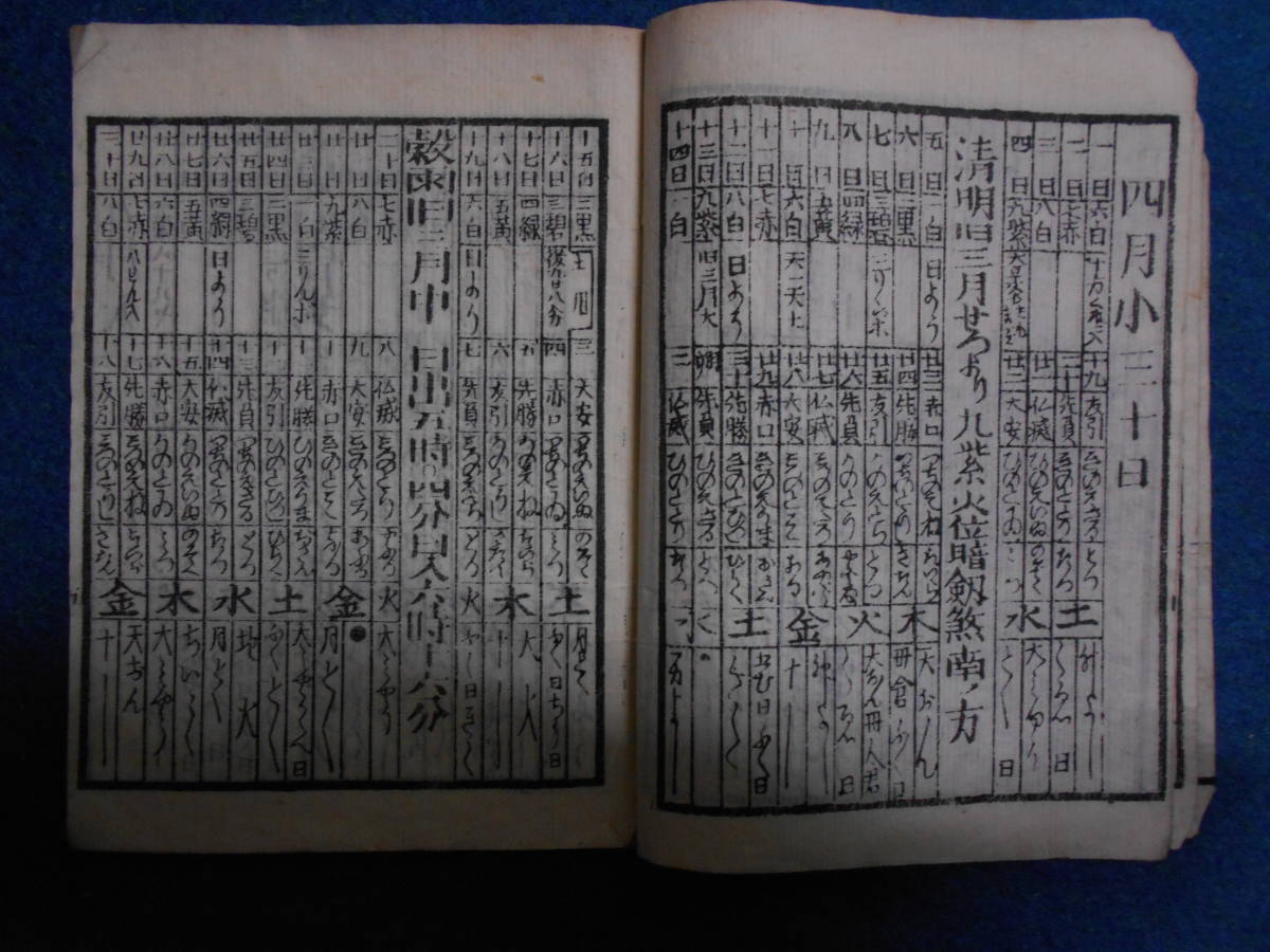 即決、1896(明治29）年『吉慶日記』おばけ暦、明治期和本、天文暦学書、明治期暦、明治の暦 太陽暦本略太陽暦八卦卜占陰陽師二十八宿_画像5