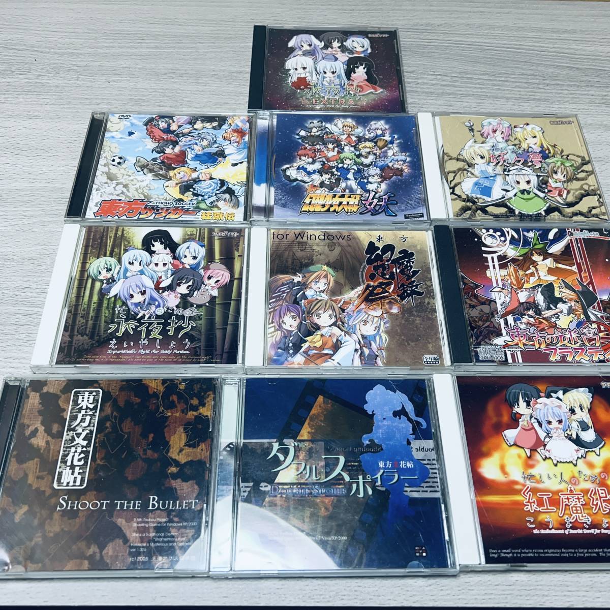 信頼】【信頼】東方project シューティング 未開封9+開封1 PCゲーム