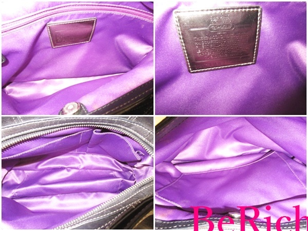  Coach COACH shoulder bag 14336 Madison leather Magi - black black Logo handbag shoulder .. bag [ used ] bk6639