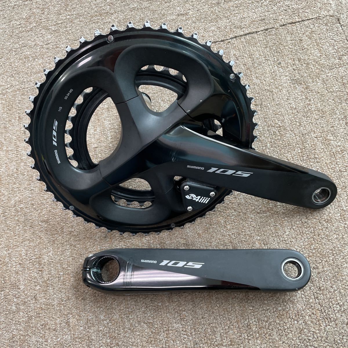パワーメー】 SHIMANO FC-R7000 50-34t 170mm 4iiiiパワーメーター付
