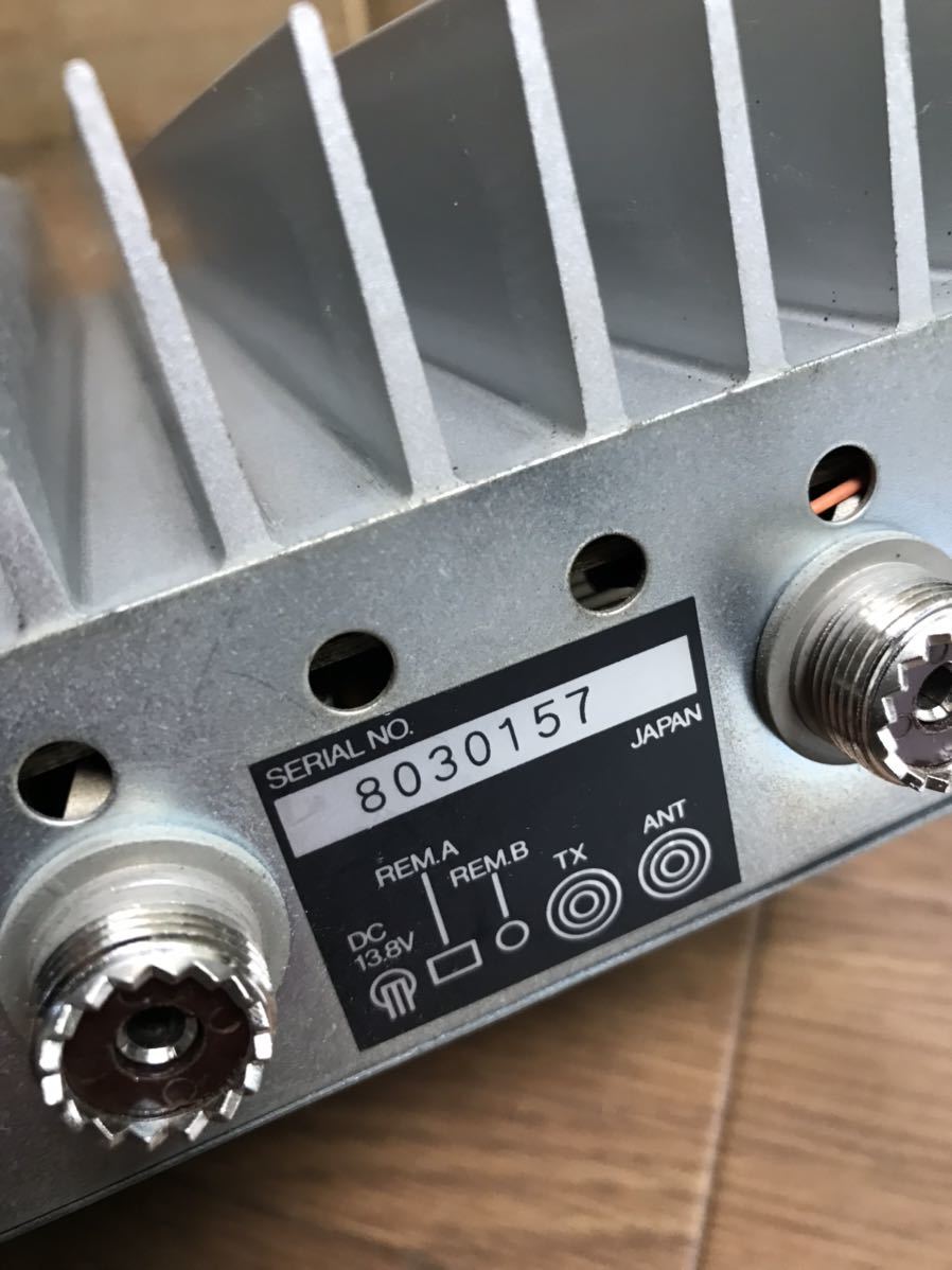 東京ハイパワー リニアアンプ HL-166V 160W 50MHz 現在では通電のみ確認済み、2年前まで問題なく使用していました。アマチュア無線の画像6