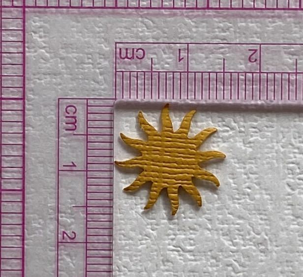 パンチバンチ　クラフトパンチ　太陽　スモールサイズ　パンチ_画像9