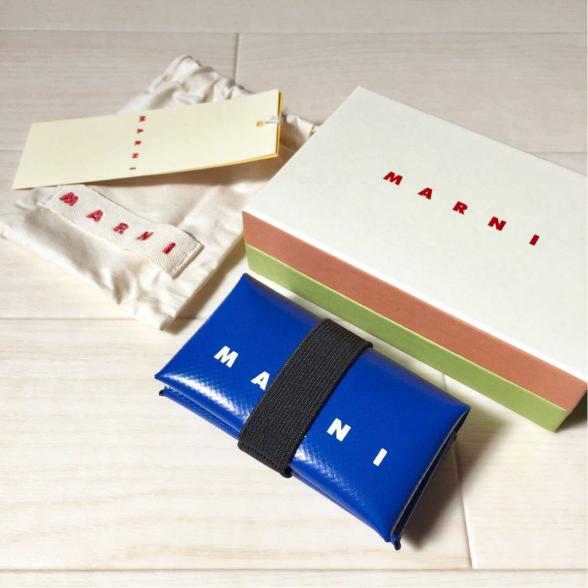 新品 MARNI 三つ折り コインケース/カードケース