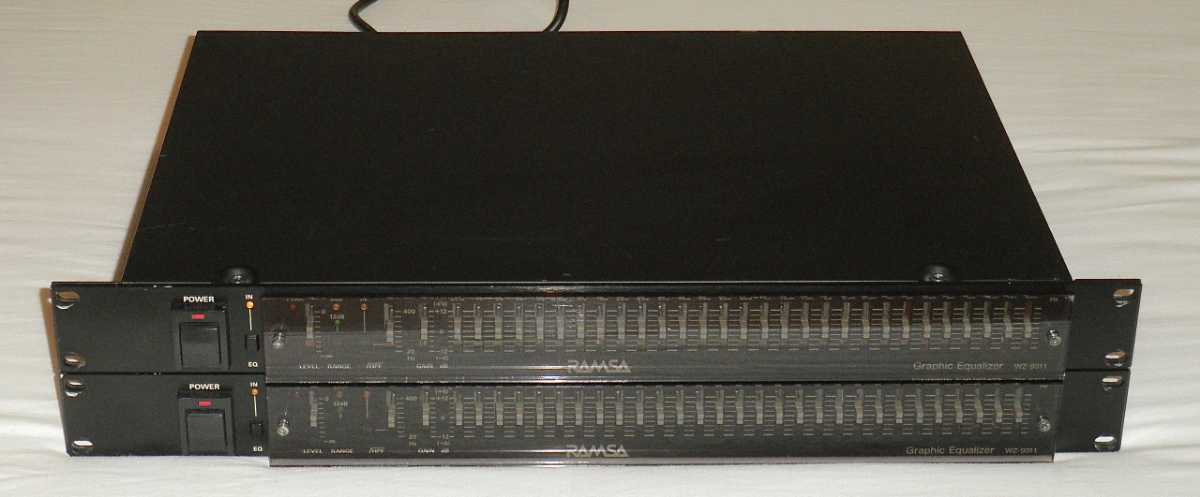 完動品】PANASONIC RAMSA WZ-9311 グラフィックイコライザ 2個セット
