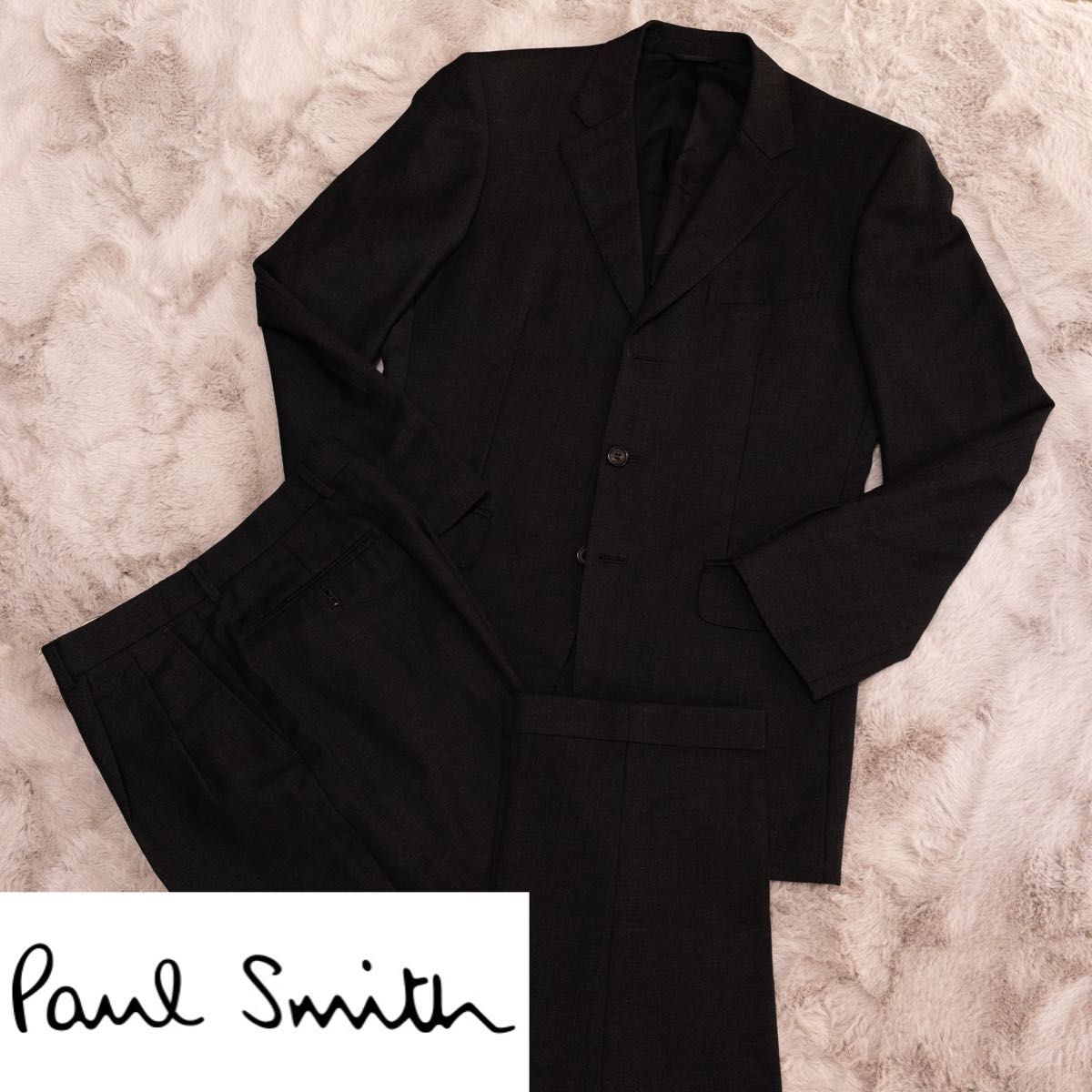 ポールスミス Paul Smith 高級 スーツ セットアップ ブラック メンズ