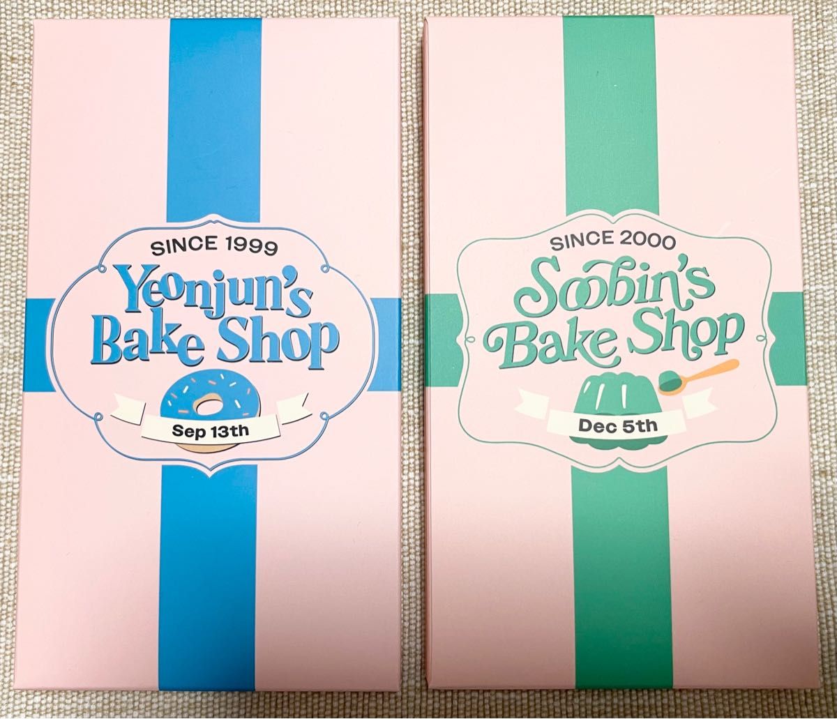 TXT トゥバ Bake Shop センイル 誕生日 バースデー フォトカード トレカ セット トレカケース スビン ヨンジュン