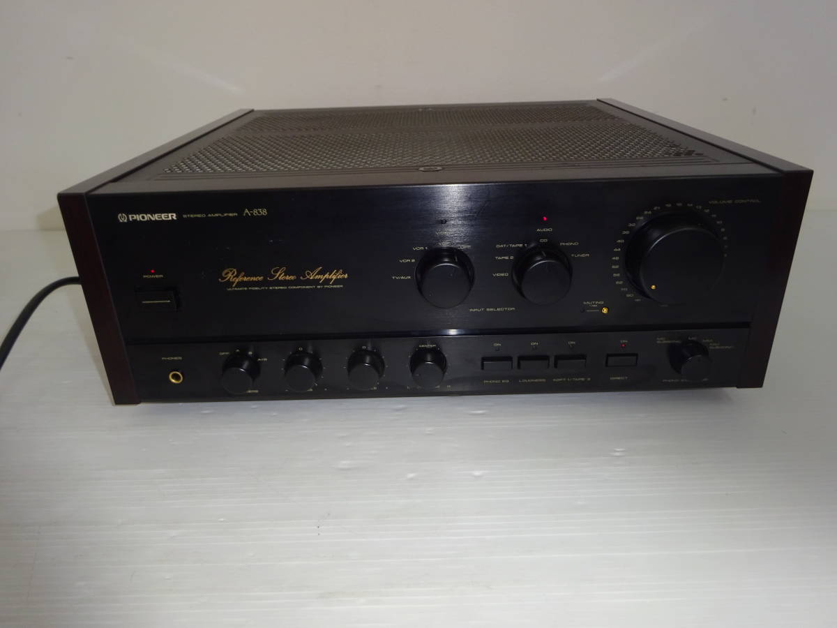 大割引 値下げ PIONEER A-838 プリメインアンプ オーディオ機器 音響
