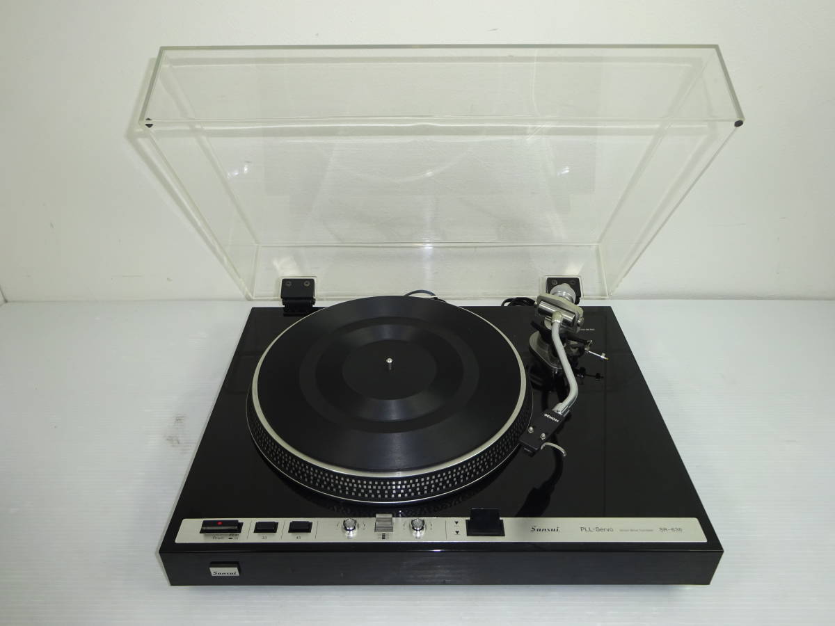 値下げ!サンスイ SANSUI SR-636 アナログレコードプレーヤー-