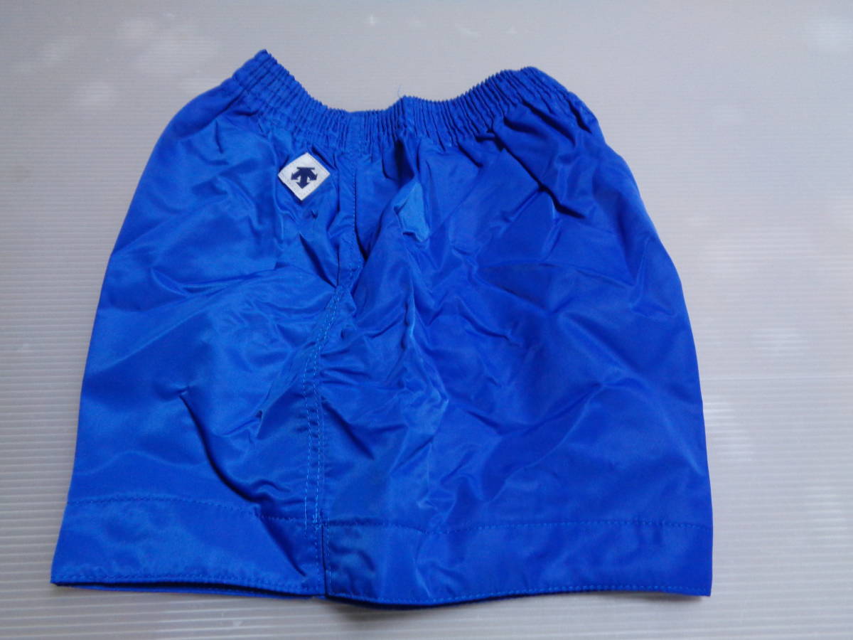 M blue DP-40 Descente nylon 100% short bread short pants gym uniform gym uniform Showa Retro unused 