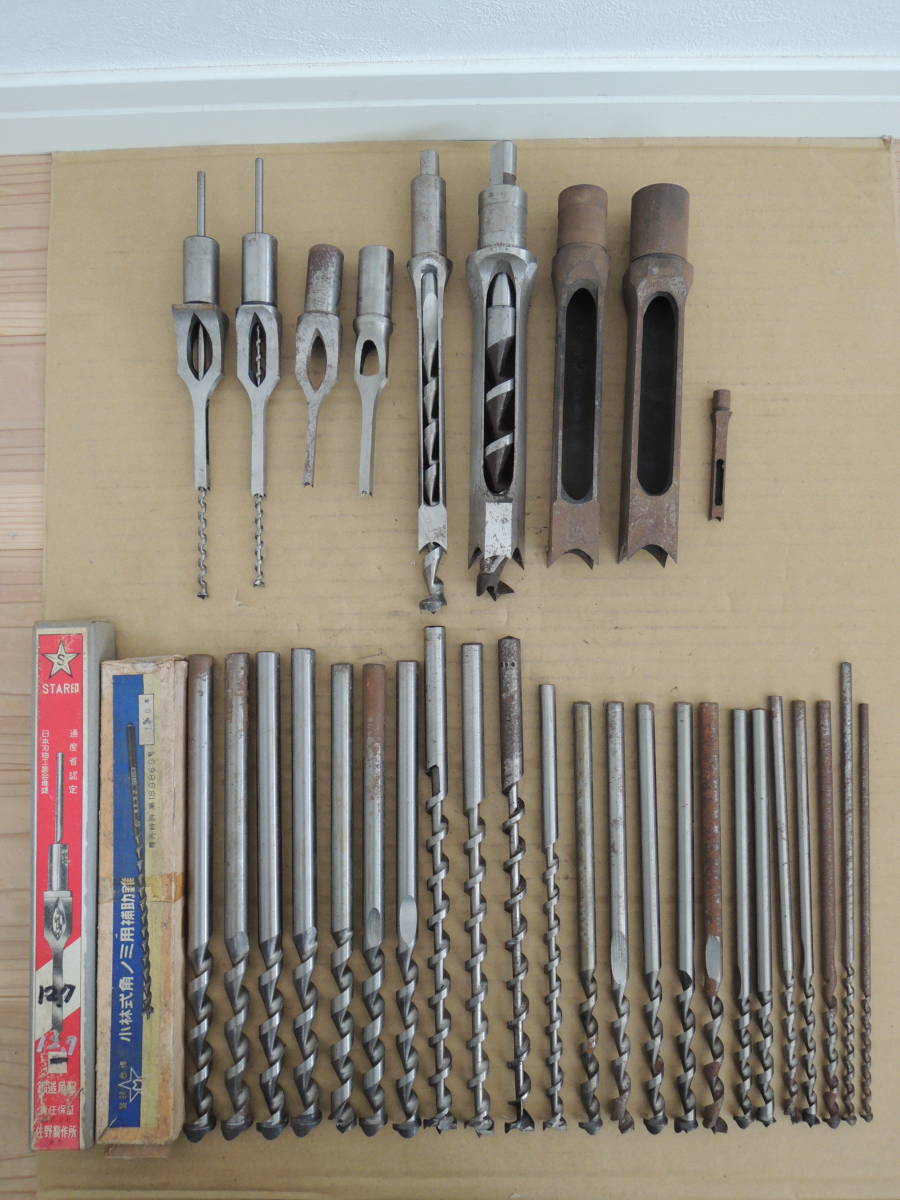 長期保管品 角ノミ 角のみ用補助錐 サイズ いろいろ まとめて 小林式