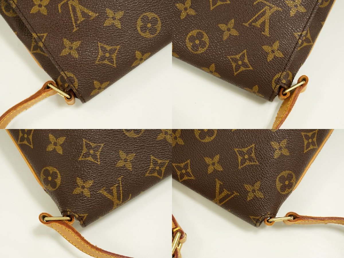 本物 ルイヴィトン LOUIS VUITTON LV ミュゼットタンゴ ショート