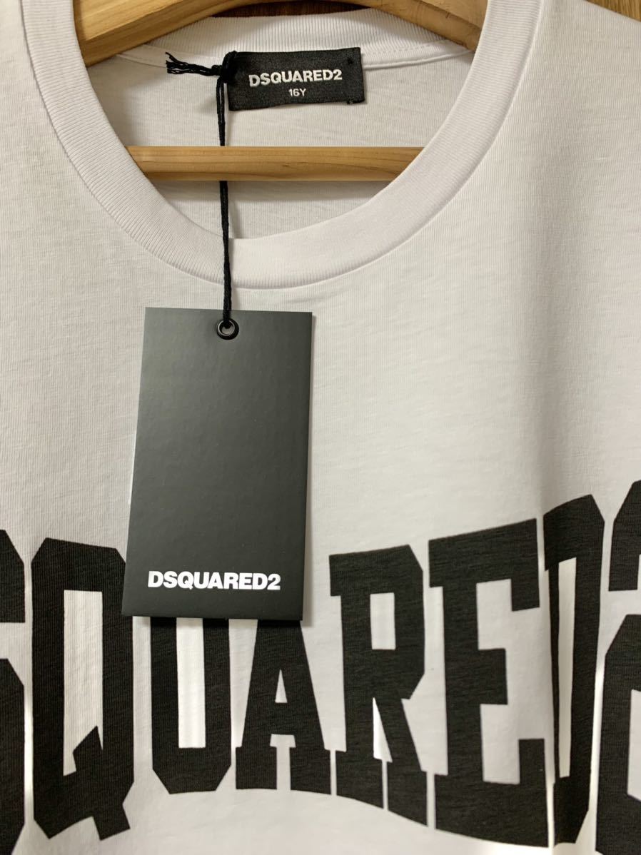 訳あり】 新品 ディースクエアード DSQUARED2 白 オーバーサイズT
