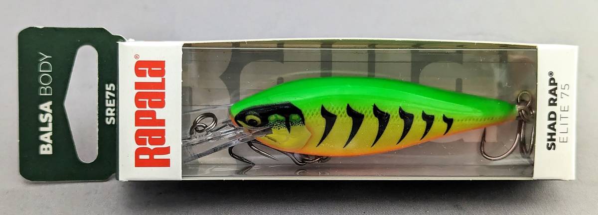 即決!!ラパラ★シャッドラップ エリートSRE75 GDFT★新品 Rapala SHAD RAP ELITE_画像1