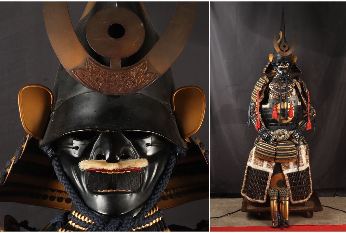 金小札色合い武士甲冑 デラックス 1/4スケール加藤清正 金小札色合い武士甲冑 デラックス 1/4スケール加藤清正 fit