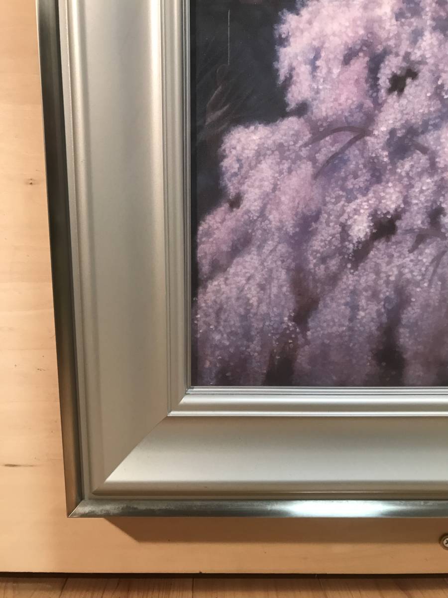 東山魁夷 「花明り」 岩絵具方式複製画 作品証明シール有り | www