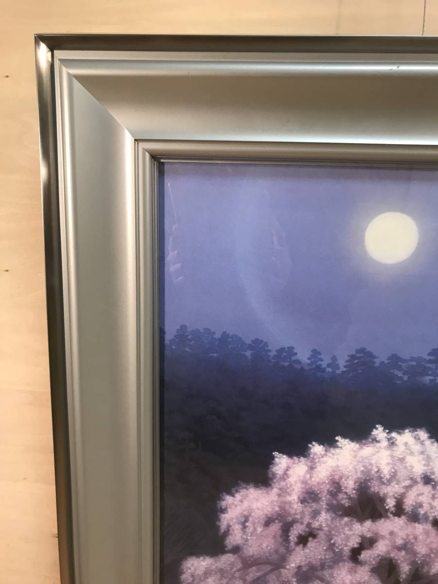 東山魁夷 「花明り」 岩絵具方式複製画 作品証明シール有り | opts-ng.com