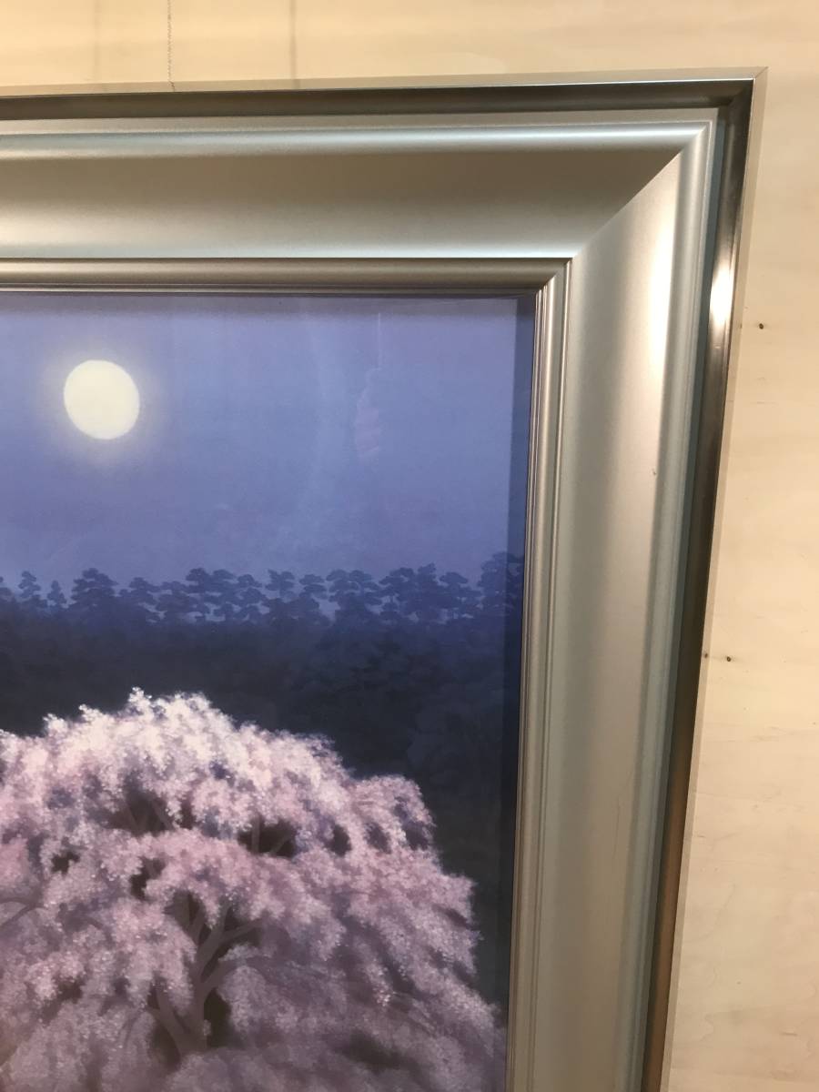 東山魁夷 「花明り」 岩絵具方式複製画 作品証明シール有り | opts-ng.com