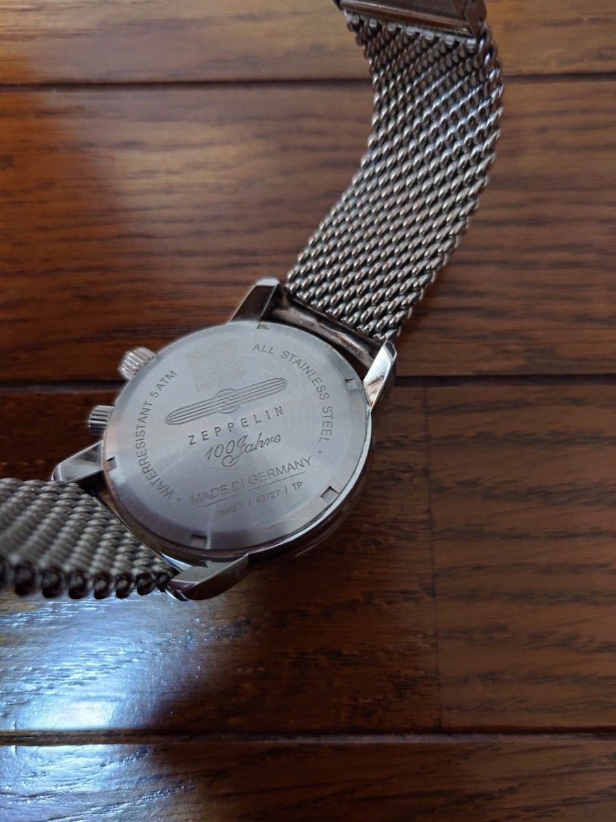 ツェッペリン/ZEPPELINクォーツ腕時計100周年記念モデル　 クロノグラフ メンズ腕時計　アナログ腕時計　ビジネスカジュアル