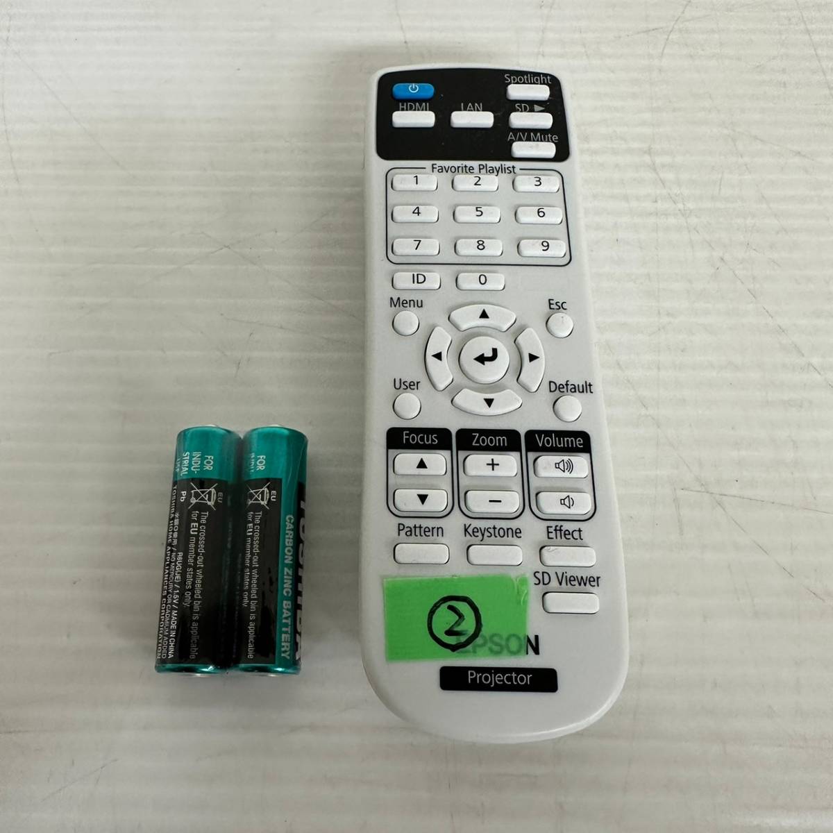 70%OFF!】 エプソン プロジェクター EV-100 EV-105 リモコン 未使用品