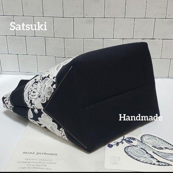 日本限定モデル】 花柄 ミニトートバック 北欧 ハンドメイド ミナ