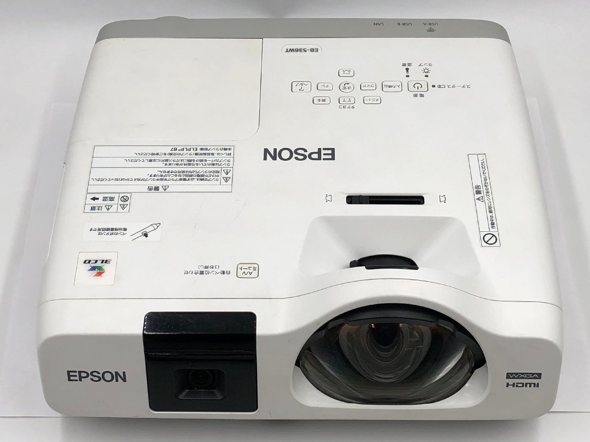 EPSON エプソン プロジェクター EB-536WT 付属品あります(A-21