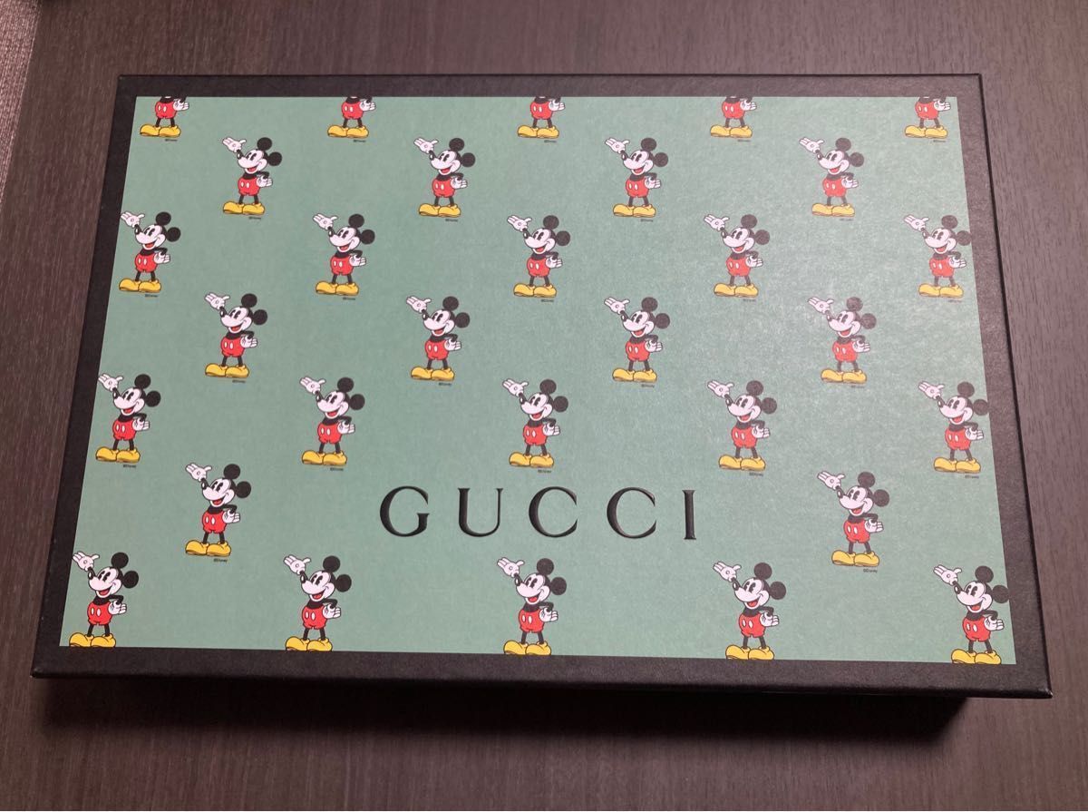 グッチ GUCCI ミニGGスプリーム DISNEY ディズニーコラボ ミッキー クラッチバッグ　箱付 【未使用】 ディズニー