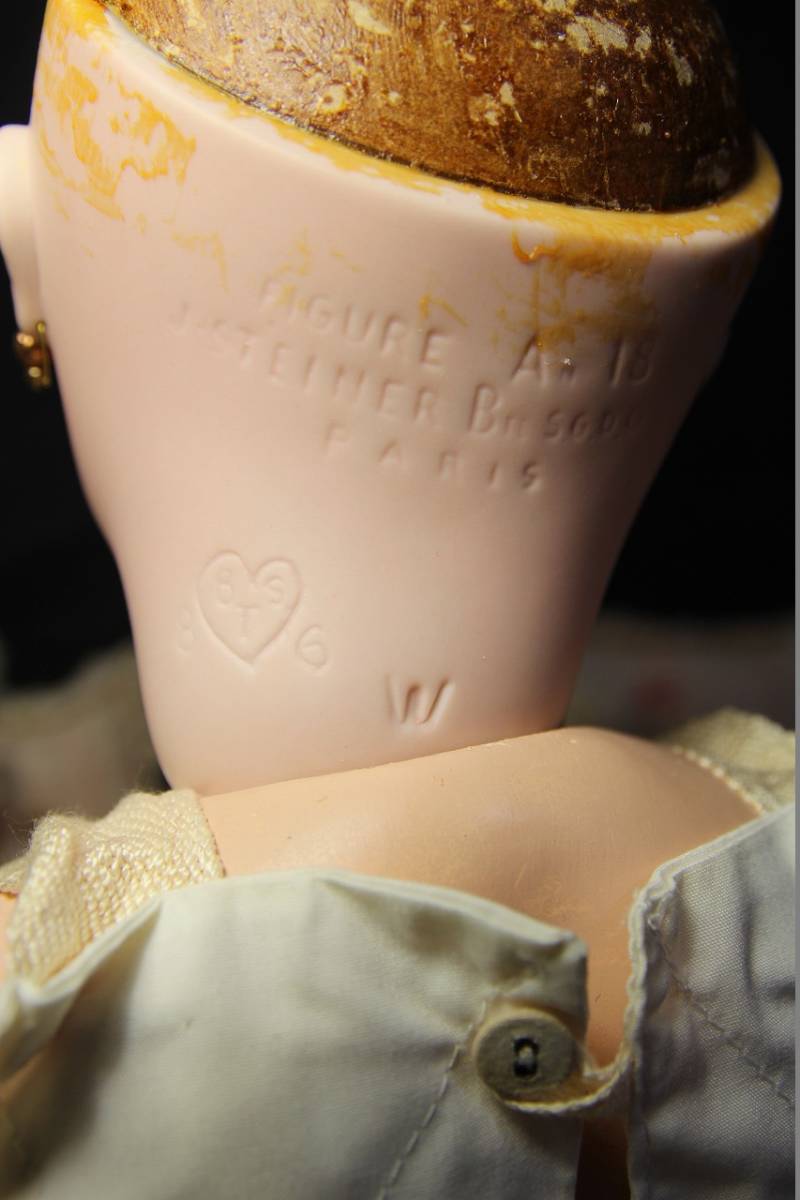 究極美少女 スタイナーA 60㎝ by トムリンソン夫妻　アンティークリプロ/SD フランス人形 ゴスロリ装飾 西洋陶磁器 ジュモー ブリュ好きも