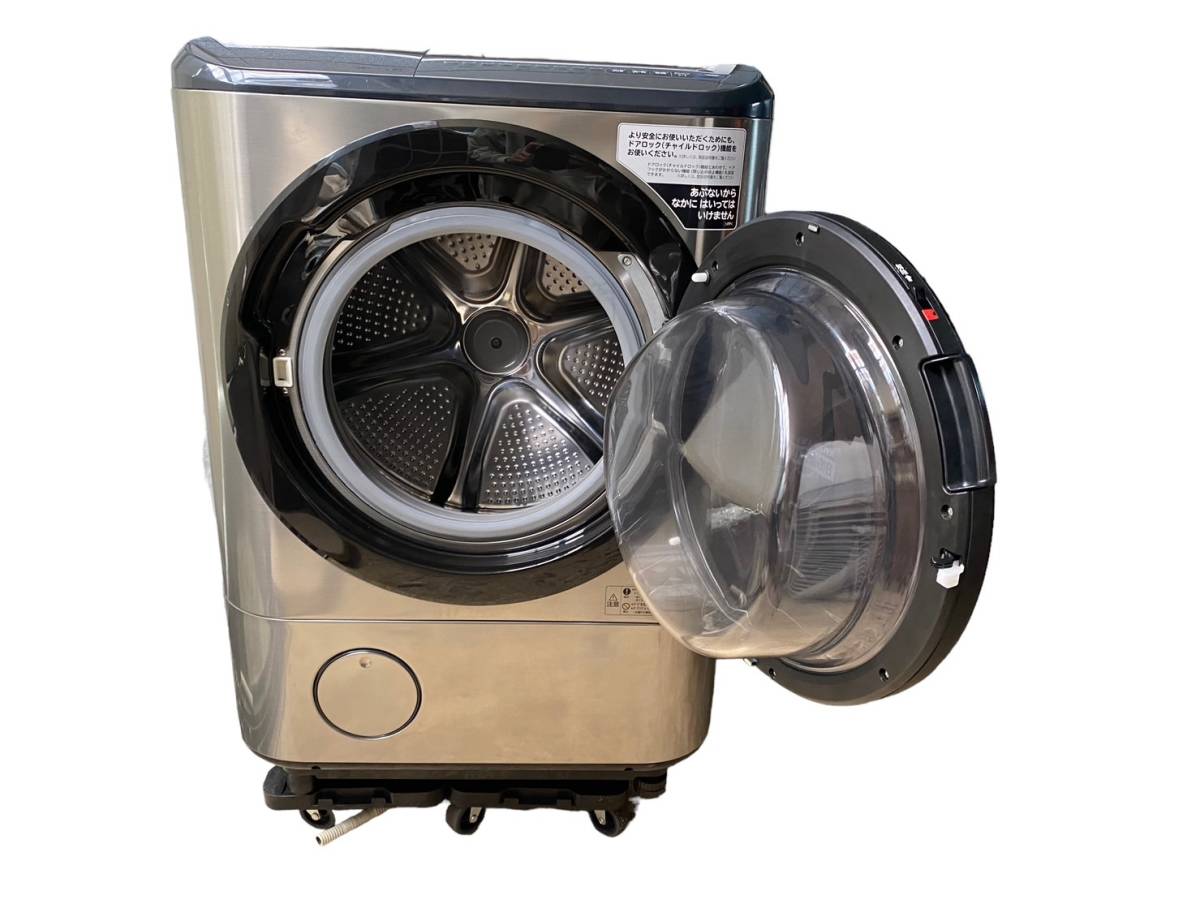日立 HITACHI ドラム洗濯機 電気洗濯乾燥機 BD-NX120CR形 2019年製 洗濯12.0㎏ 乾燥6.0kg 美品 直接引取OK  神奈川県限定配送サービスあり