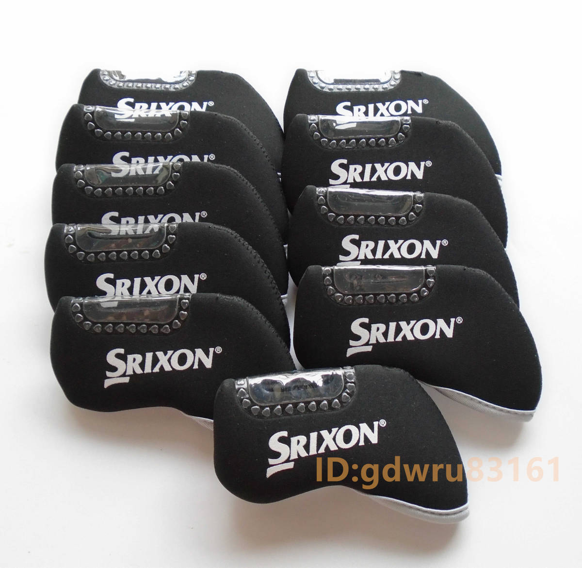 ヤフオク! - アイアンカバー 窓付 着脱らくらく 黒 SRIXON 10...
