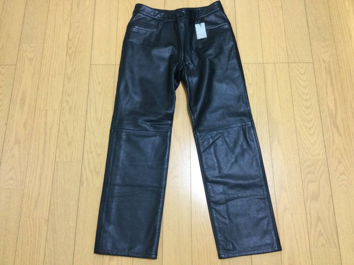 初売り】 レザーパンツ 牛革 ポールスミス 新品 32 Smith Paul