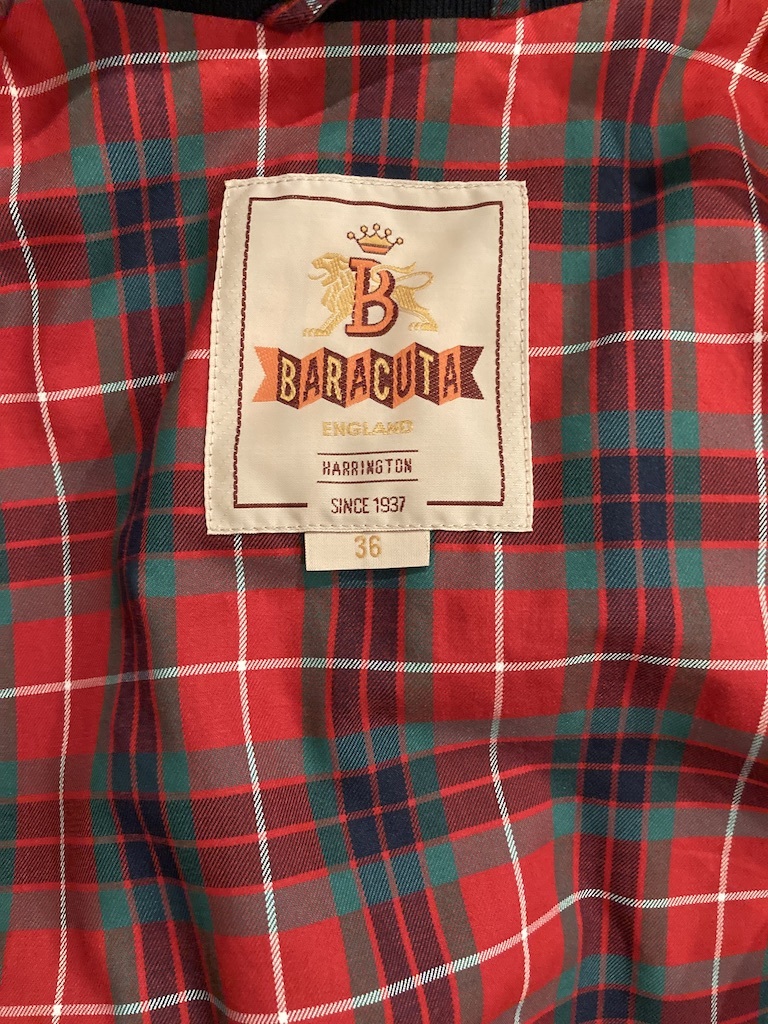 未使用 BARACUTA G9 36 コーデュロイ ネイビー バラクータ
