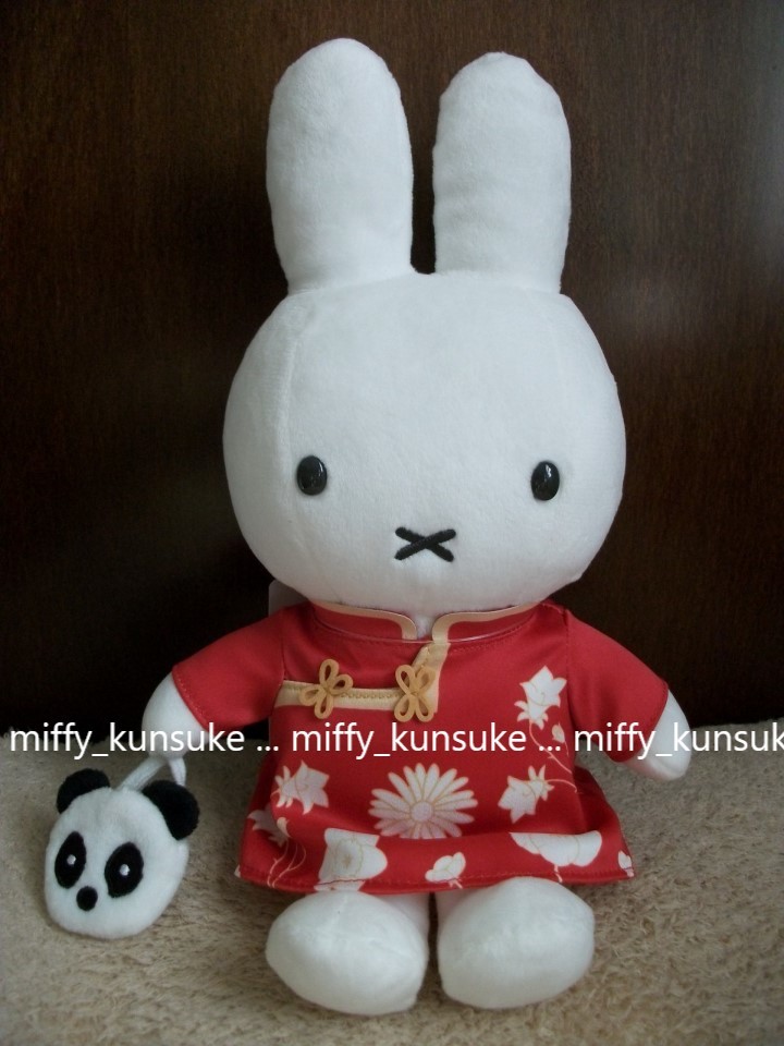 新品◆チャイナドレスミッフィーぬいぐるみ◆神戸・横浜先行♪miffy style_画像1