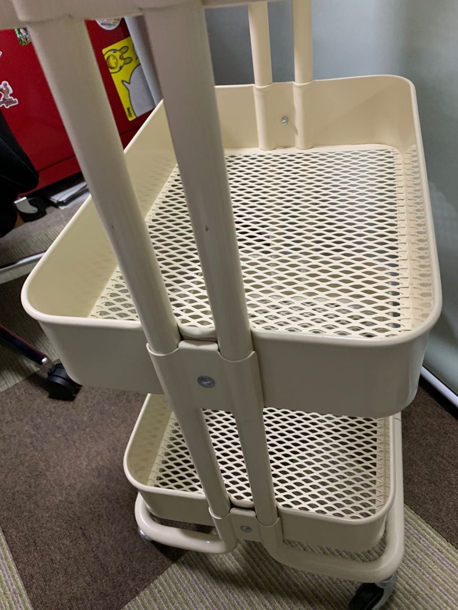 廃盤色 IKEA ロースコグ RASKOG ワゴン ベージュ クリーム 廃盤色 IKEA ロースコグ RASKOG ワゴン ベージュ クリーム