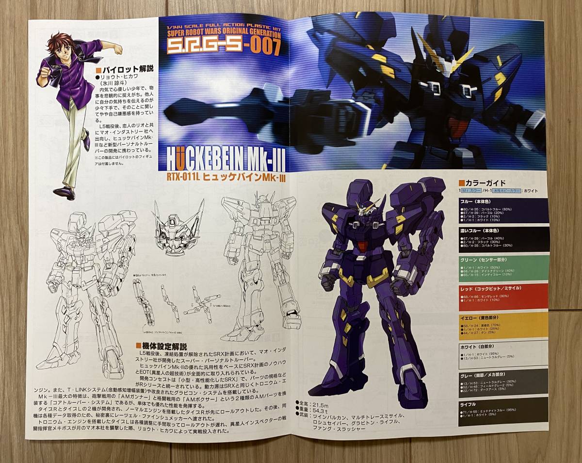 新品即決 1/144 ヒュッケバインMK-Ⅲ 内袋未開封コトブキヤスーパー スーパーロボット大戦