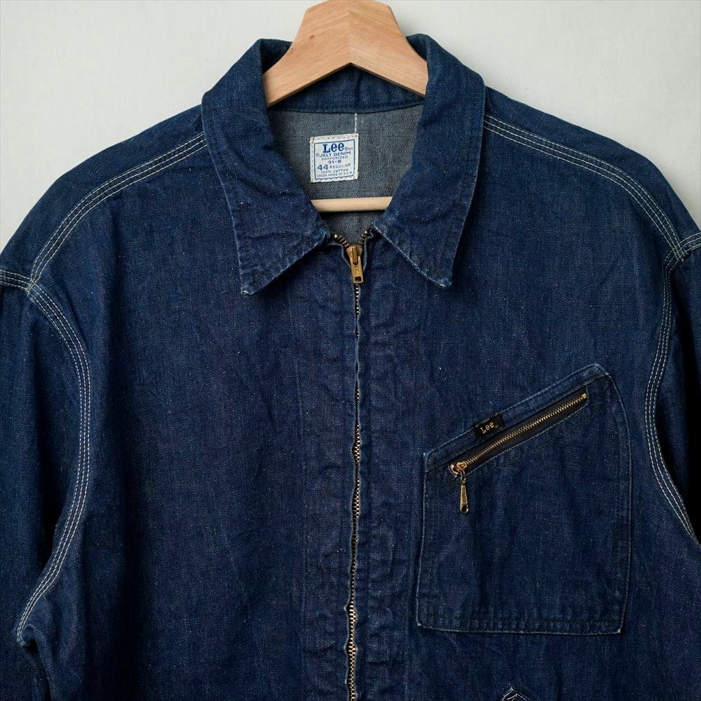 50s60s70s ビンテージ Lee リー 91-B JELT DENIM デニム ワークジャケット Gジャン 44R Rのみ