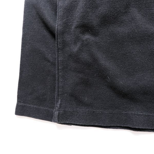 00's ギャップ GAP ヘビーウェイトコットン サーマル Tシャツ 長袖 (XL) 黒 無地 ロンT ロングスリーブ 00年代 旧タグ オールド Y2K 2002年_画像6