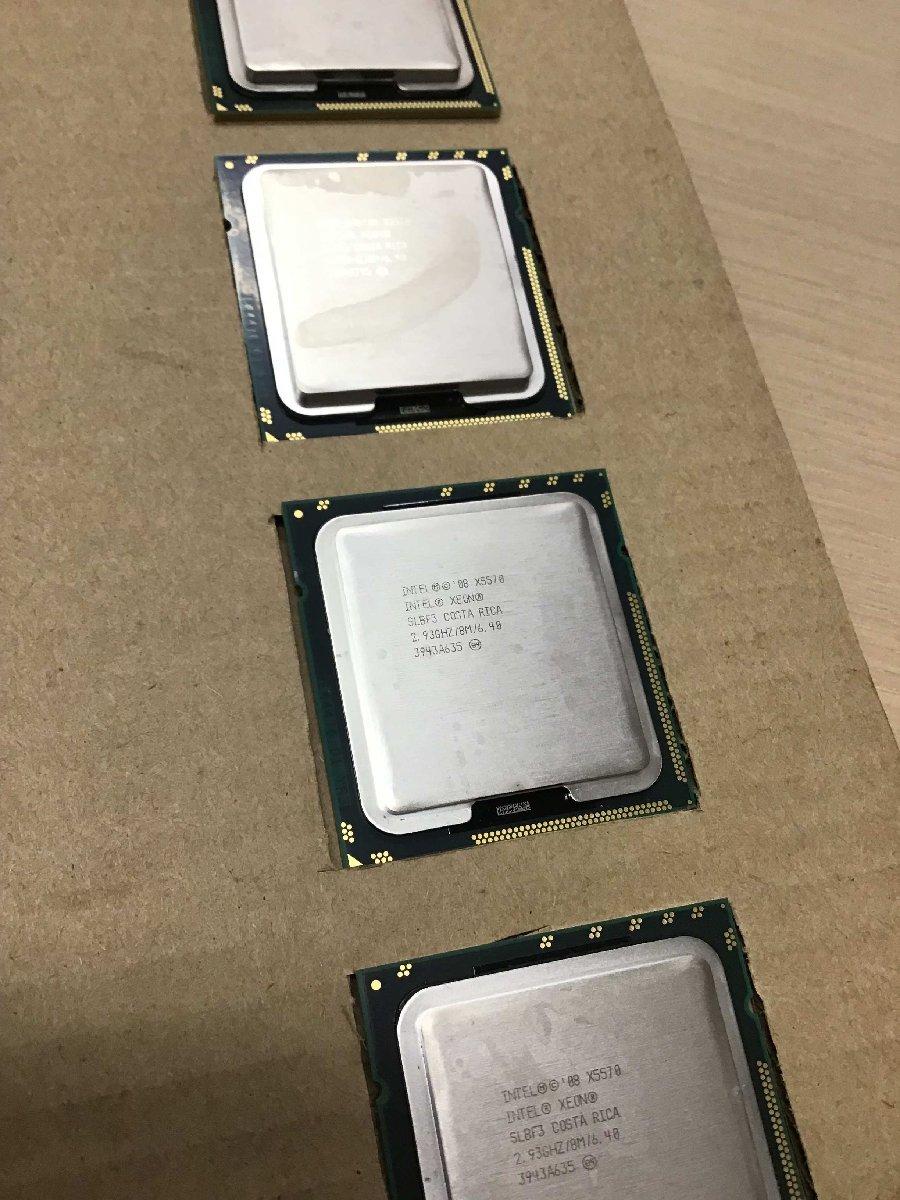 美品使用少 CPU単品 バルク 2枚 Intel インテル 2.93ghz Xeon ジーオン X5570 クワッドコア 1333 8MB L2 キャッシュソケット LGA1366 slbf3_画像5