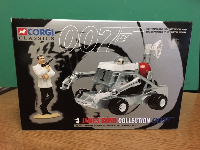 007 Sean connector Lee JAMES BOND movie * diamond is ...~. appearance. month surface mileage car *MOON BUGGY~! CORGI made ( doll equipped )