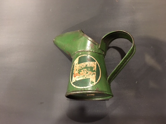 BMC Castrol small jug Britain car Vintage 