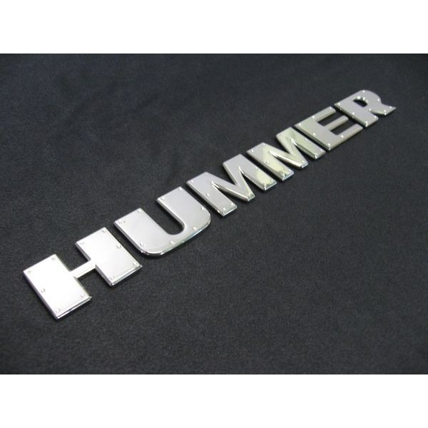 【CODE9】03-07y HUMMER/ハマー H2　S/S フロントグリルレターエンブレム　ディンプルタイプ H2CB-070D_画像2