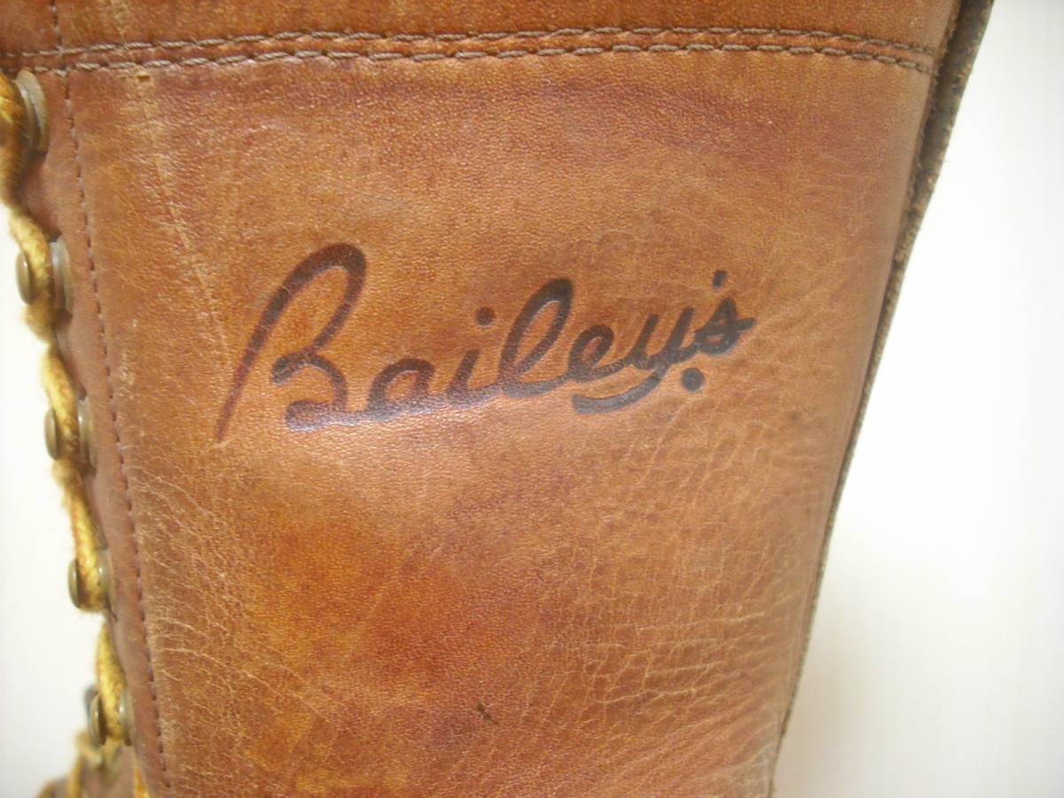 90's Bailey's レザーワークブーツ オールドビンテージ品_画像8