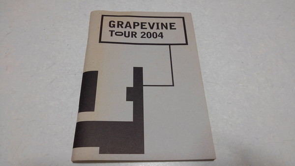 ■　GRAPEVINE　グレイプバイン　【　2004ツアーパンフレット　】　※管理番号 sc087_画像1