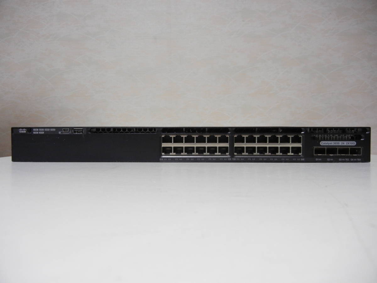 在庫一掃】 《》【中古】Cisco WS-C3650-24TD-E 初期化 3650シリーズ