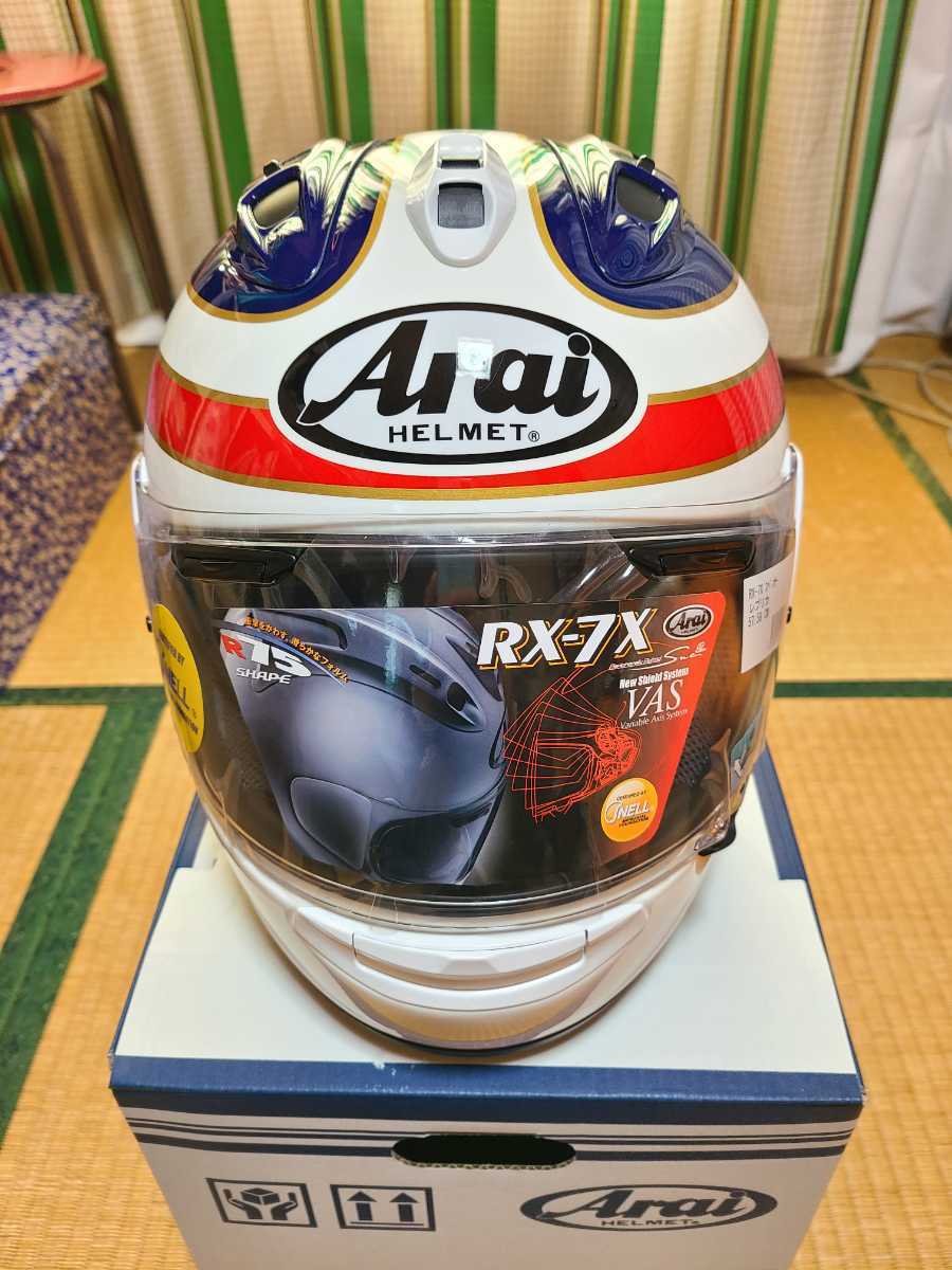 自動車・オートバイアライ RX-7 フルフェイスヘルメット スペンサー Lサイズオートバイアクセサリー