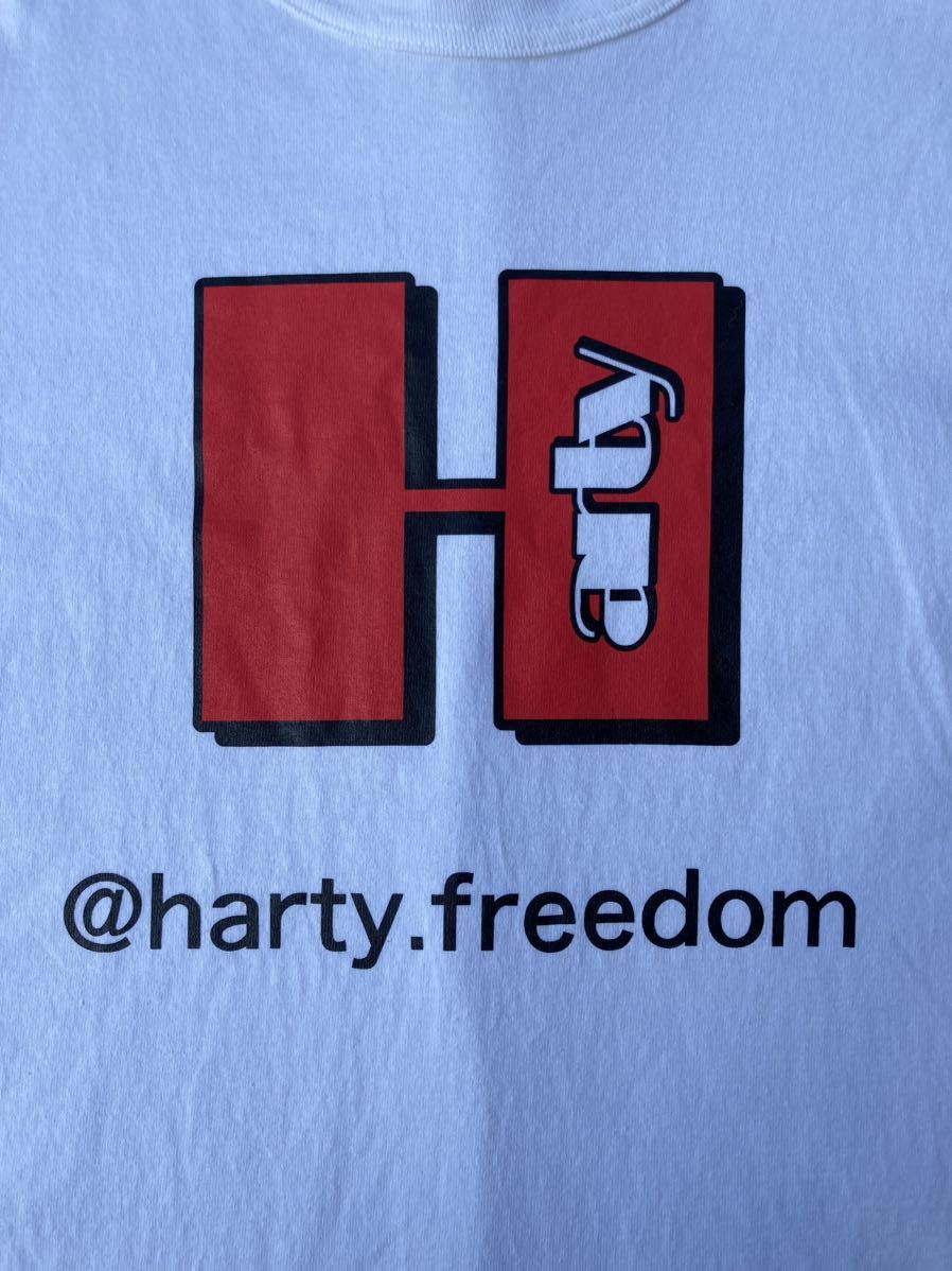 【美品】Champion チャンピオンTシャツ　コットン100% 白　@harty.freedom HARTY 日ハム　新庄剛志　日本ハムファイターズ公式応援歌_画像8